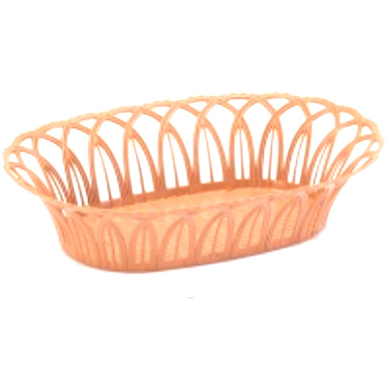 KNIT BASKET OVAL PLASTIC image
