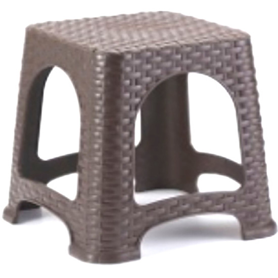 RATTEN STOOL PLASTIC MEDIUM SIZE image