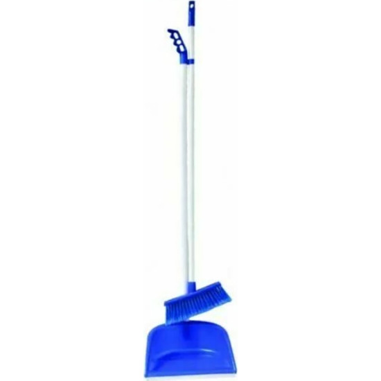 DUSTPAN & BRUSH TALL TURKISH -Assorted plastics image