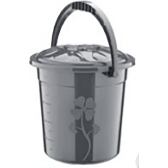 BUCKET COLOURED 15 LT & LID -Buckets image