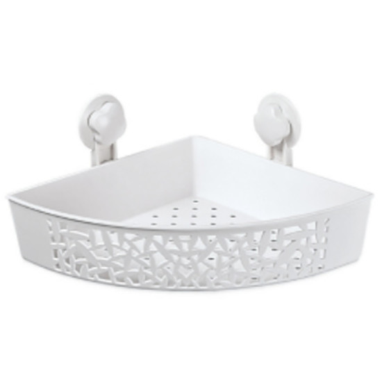 CORNER SHELF GEKO WITH WALL SUCTION CLIPS image