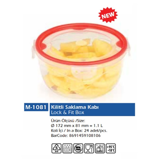 LOCK AND FIT RD 1.1L (17.5X8CM) -Cannisters image