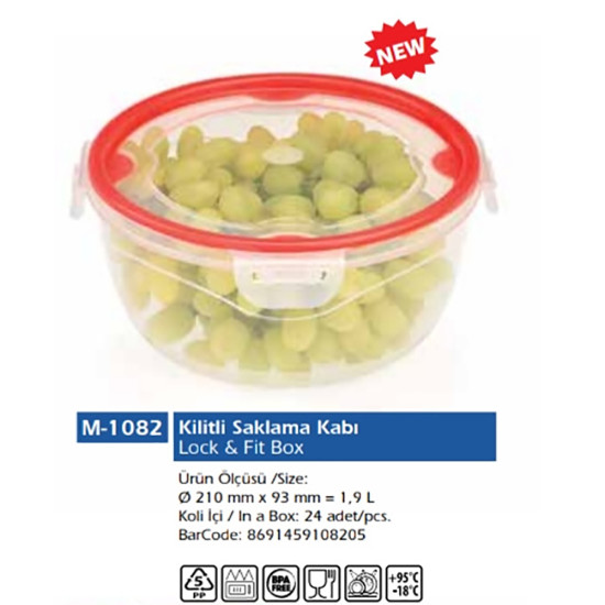 LOCK AND FIT RD 1.9L (21.5X9.5CM) -Cannisters image