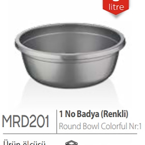 BOWL COLOURED 5 LITRE image