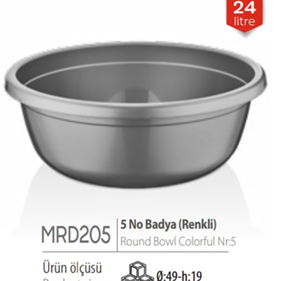 BOWL COLOURED 24 LITRE image