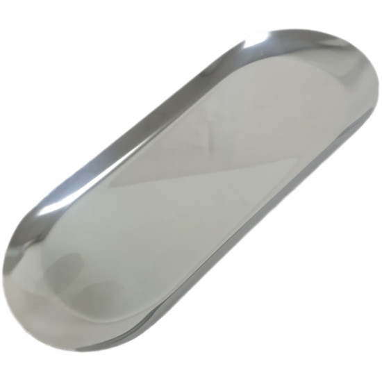 OBLONG TRAY SMALL STAINLESS STEEL 22CM X 9 CM image