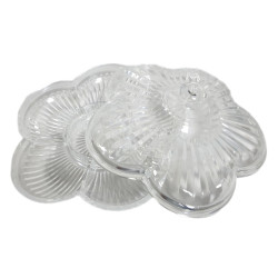 ACRYLIC FLOWER COMPARTMENT DISH 31 CM
