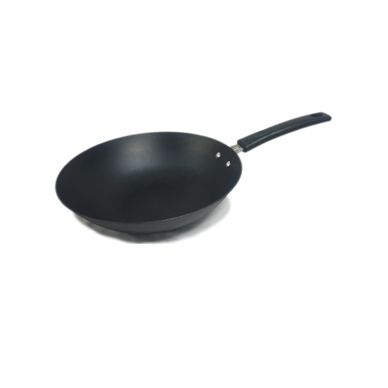 WOK 30 CM IRON NON STICK -Wok image