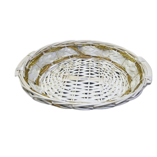 BASKET LARGE OVAL TYPE SIZE 54 X 39 CM -Rattan baskets image