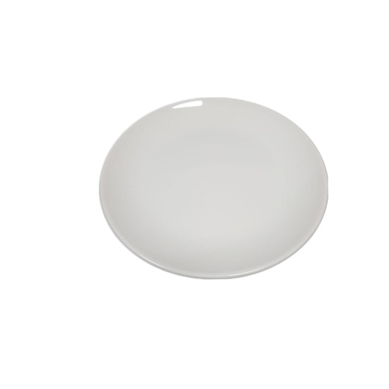 DINNER PLATE WHITE PORCELAIN SIZE 10 INCH FOR HOTEL USE image