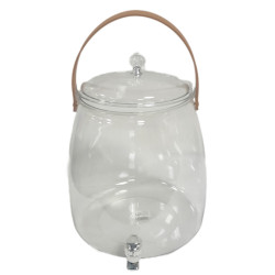 ACRYLIC 5 LITRE JAR WITH TAP CLEAR