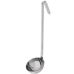 LADDLE 8 OZ STAINLESS STEEL WITH HOOK