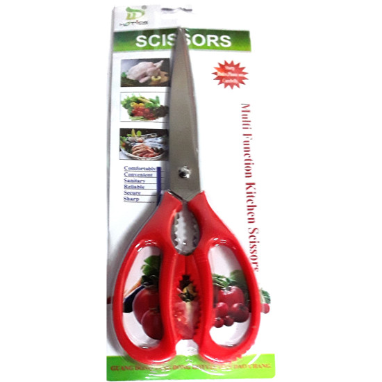MULTI FUNCTION KITCHEN SCISCCORS ON CARD -Assorted houseware image