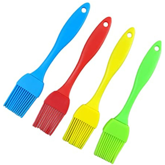 SILICONE AQUARE PASTRY BRUSH ASSTD COLS -Assorted houseware image