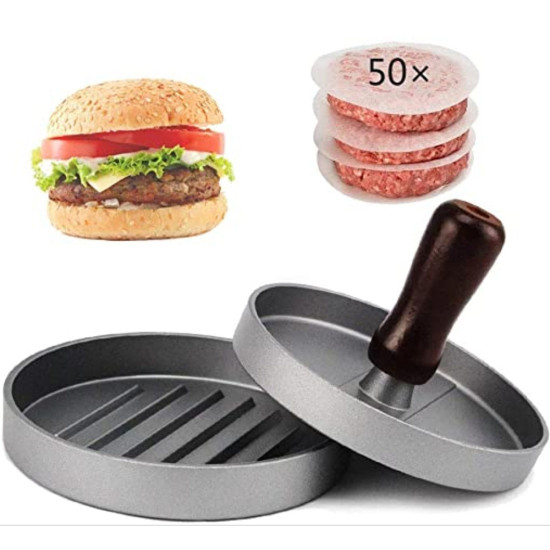METAL BURGER PRESS 12 CM -Assorted houseware image