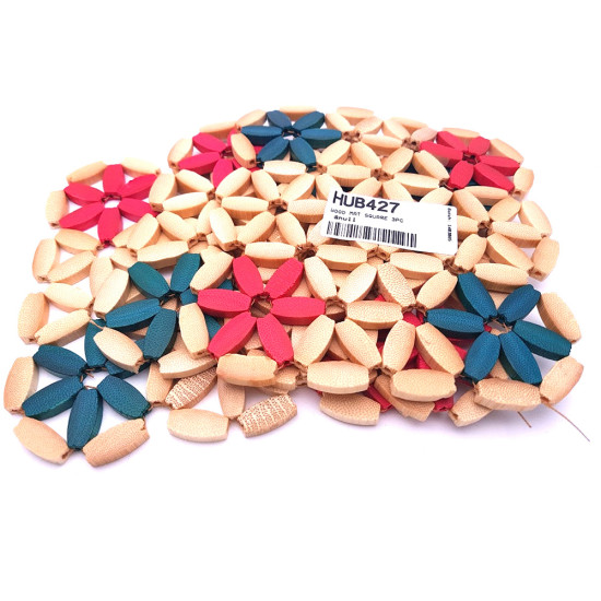 SQUARE WOOD MATS 3PCS SET image