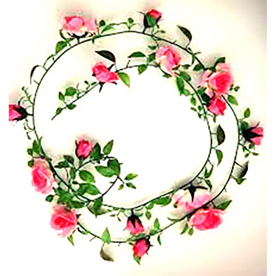 2PC FLOWER GARLEN 2 METRES (PEONY) image