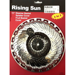 SS STEAMER BASKET FOLDING TYPE 11 INCH