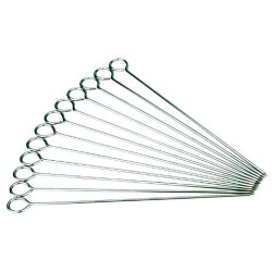 BBQ FINGER SKEWER STEEL SQ 50 CM