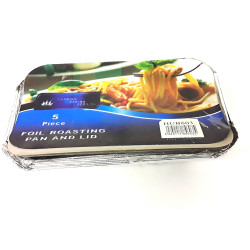 FOIL 5PC OBLONG CONTAINER+LID 205X115X57