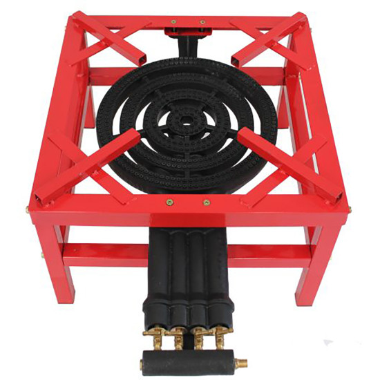 4 KEY RED SQ BURNER (49x49) image