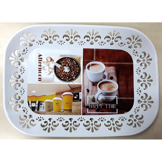 FLORAL TRAY BIBLONG PLASTIC 45 CM X 34 CM -Trays image