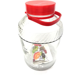 10 LITRE GLASS JAR
