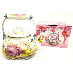 ENAMEL KETTLE FOLDING HANDLE