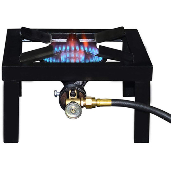 SINGLE KEY BLACK SQUARE BURNER SGB07 -Burners image