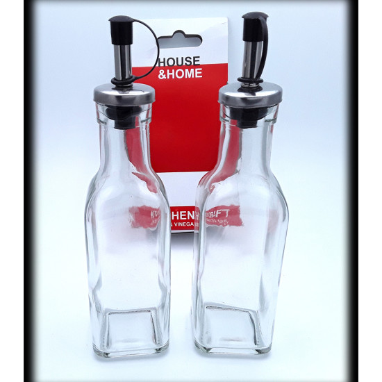 2PCS GLASS OIL / VINEGAR image