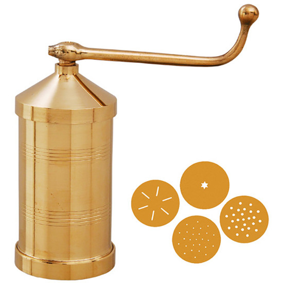 BRASS SEV SANCH WITH 6 JALI NO 8 -Assorted steel goods image