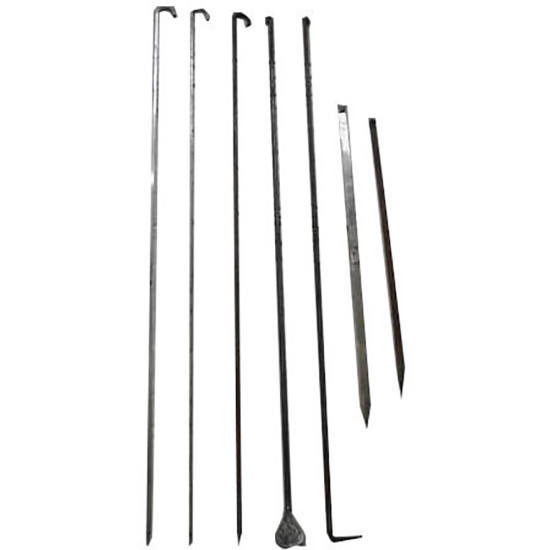 KEBAB SQUARE STICK 8MM 39 INCH S/S -Kebab sticks image
