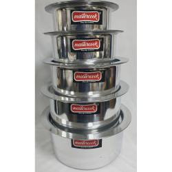 GUJARATI SET 5 PCS HEAVY TYPE SIZE 8-9-10-11-12 INCH