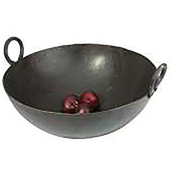 NO 26 IRON KADAI ROUND BOTTOM image