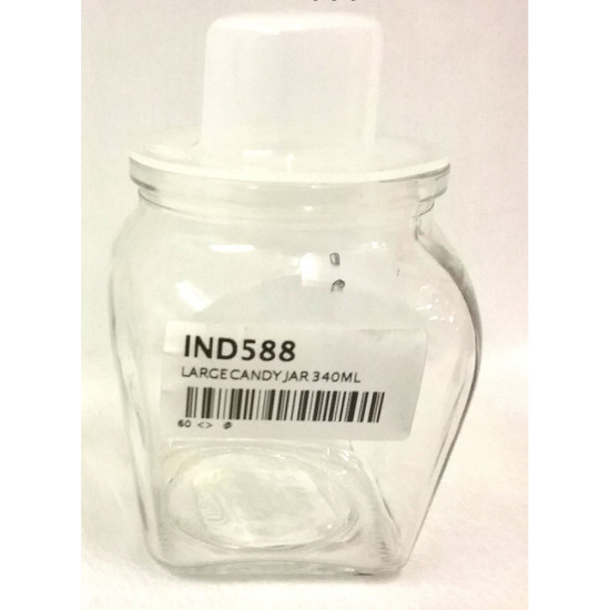 LARGE CANDY JAR 340ML -Glass jars image
