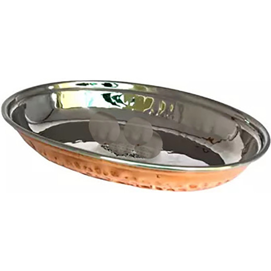 OVAL DISH COPPER MEDIUM image