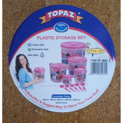 CANNISTER SET TALL 5 PCS  350ML/550 ML /900ML/1400ML/2200ML