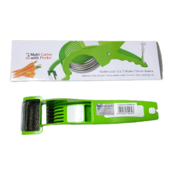 SS VEG & MULTI CUTTER 2 IN ONE PEELER