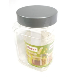 2000ML SQUARE PET JAR