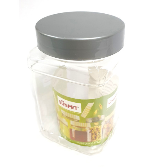 2000ML SQUARE PET JAR image