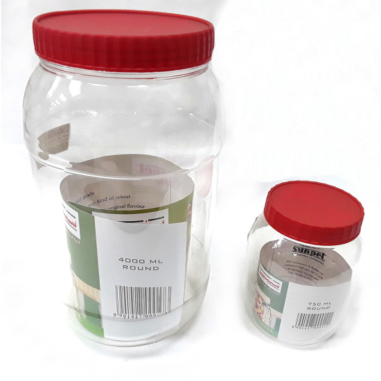4000ML PET JAR + 750ML image
