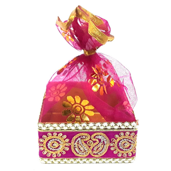 BATWA SQUARE NET BOX SIZE 8 X 8 INCHES -Wedding goods image