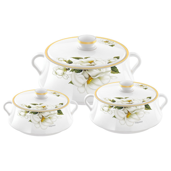 HOTPOT SET LORENZO 3 PCS SET IN GIFT BOX SIZE 3500/5000/7500 ML image