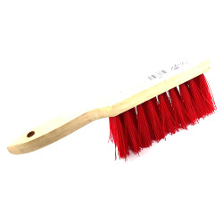 RED PVC HAND BRUSH 11 INCH