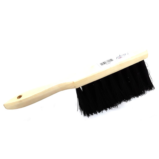 HAND BRUSH BLACK PVC 11 INCH -Brush image