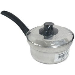 CURRY POT LIGHT WEIGHT 5 INCH WITH PLASTC HANDLE