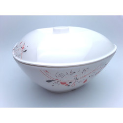 MELAMINE 8\ CASSEROLE SQUARE PINK