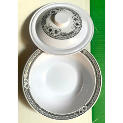 MELAMINE 9.25" CASSEROLE AND LID