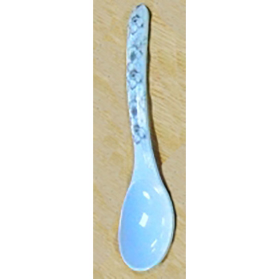 MELAMINE DESSERT SPOON NISHA PRINT 7.5 INCH -Melamine image