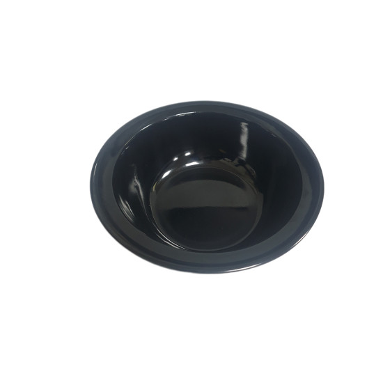 MELAMINE BLACK 8.75 INCH ROUND LARGE BOWL -Melamine image